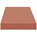 Scaffale da parete Rosso 80 x 23,5 x 4 cm Legno multistrato - Foto miniatura 7
