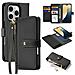 Cover Cartera per iPhone 16 Pro - Pelle /PU, Nero - Foto miniatura 1