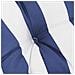 Cuscino da Esterno 4 pcs Blu e Bianco 120 x 50 x 7 cm Tessuto - Foto miniatura 9