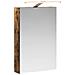 Mobiletto per specchio da bagno Rovere fumé 40 x 10,5 x 60,5 cm - Foto miniatura 1