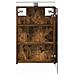 Mobiletto per specchio da bagno Rovere fumé 40 x 10,5 x 60,5 cm - Foto miniatura 7
