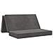 Divano Letto Pieghevole 160 x 67 x 45 cm Grigio Scuro - Foto miniatura 1