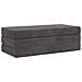 Divano Letto Pieghevole 160 x 67 x 45 cm Grigio Scuro - Foto miniatura 3