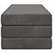 Divano Letto Pieghevole 160 x 67 x 45 cm Grigio Scuro - Foto miniatura 4