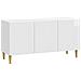 Mobile TV Bianco Lucido 99 x 34,5 x 50 cm Legno ingegnerizzato - Foto miniatura 1