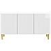 Mobile TV Bianco Lucido 99 x 34,5 x 50 cm Legno ingegnerizzato - Foto miniatura 4