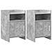 Comodini 2 pcs Grigio Cemento 40 x 36 x 60 cm - Foto miniatura 1