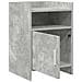 Comodini 2 pcs Grigio Cemento 40 x 36 x 60 cm - Foto miniatura 3