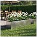 Vaso da giardino Argento 80 x 20 x 20 cm Acciaio Inox - Foto miniatura 2