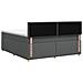 Letto box spring con materasso Grigio Scuro 140 x 190 cm - Foto miniatura 9