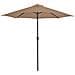 Ombrellone da Balcone Palo in Alluminio Talpa 270x135 cm - Foto miniatura 4