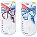 Best Way Hydro-swim Kinder-tauchset, Set Blackstripe Maschera Con Lenti In Policarbonato Boccaglio Attacco 543 Unisex, Universale - Foto miniatura 1