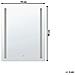 Specchio A Parete A Led 70 X 90 Cm Martinet Argento - Foto miniatura 3