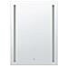 Specchio A Parete A Led 70 X 90 Cm Martinet Argento - Foto miniatura 15