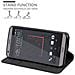 Custodia Compatibile Con Htc Desire 530 / 630 In Nero Di Notte - Coperchio Protettiva Con Chiusura Magnetica, Funzione Stand E Tasca Per Le Carte - Foto miniatura 2