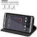 Custodia Compatibile Con Htc Desire 530 / 630 In Nero Di Notte - Coperchio Protettiva Con Chiusura Magnetica, Funzione Stand E Tasca Per Le Carte - Foto miniatura 9