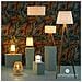 Lampada Da Appoggio Design Originale E - Piede In Bambù E All'ombra Intrecciato Aspetto Fibra Di Vetro - Foto miniatura 8