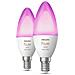 Hue White & Col. Amb. E14 Doppelpack 2x470lm - Foto miniatura 6