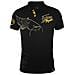 Polo Pesca Mania Pesce Gatto, L, Nero E Giallo, Waller Pescatori Polo Shirt 010.200.403 - Foto miniatura 1