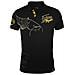 Polo Pesca Mania Pesce Gatto, L, Nero E Giallo, Waller Pescatori Polo Shirt 010.200.403 - Foto miniatura 4