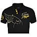Polo Pesca Mania Pesce Gatto, L, Nero E Giallo, Waller Pescatori Polo Shirt 010.200.403 - Foto miniatura 5