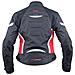 Moto Giacca Donna Sport Impermeabile Tessuto Riflettente Rosso M - Foto miniatura 2