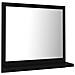Specchio da Bagno Nero 40x10,5x37 cm in Legno Multistrato - Foto miniatura 2