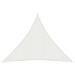 Vela Parasole 160 g / m² Bianca 3x3x3 m in HDPE - Foto miniatura 1