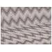Telo Arredo Multiuso Linea Pensieri Delicati In 100% Cotone Dis Zig Zag 7672 Matrimoniale Beige - Foto miniatura 3