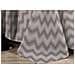 Telo Arredo Multiuso Linea Pensieri Delicati In 100% Cotone Dis Zig Zag 7672 Matrimoniale Beige - Foto miniatura 5
