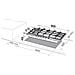 Piano Cottura NSL 590D X a Gas 5 Fuochi Gas Colore Acciaio Inox - Foto miniatura 6