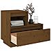 Comodini 2 Pz Miele 60x34x51 Cm In Legno Massello Di Pino - Foto miniatura 4