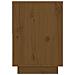 Comodini 2 Pz Miele 60x34x51 Cm In Legno Massello Di Pino - Foto miniatura 6
