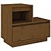 Comodini 2 Pz Miele 60x34x51 Cm In Legno Massello Di Pino - Foto miniatura 7