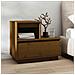 Comodini 2 Pz Miele 60x34x51 Cm In Legno Massello Di Pino - Foto miniatura 8
