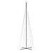 Albero Di Natale A Cono Blu 3000 Led 230x800 Cm - Foto miniatura 1