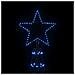 Albero Di Natale A Cono Blu 3000 Led 230x800 Cm - Foto miniatura 3