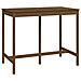 Tavolo da Bar Miele 140x80x110 cm in Legno Massello di Pino - Foto miniatura 1