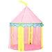 Tenda Da Gioco Per Bambini Rosa Con 250 Palline 100x100x127 Cm - Foto miniatura 2