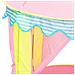 Tenda Da Gioco Per Bambini Rosa Con 250 Palline 100x100x127 Cm - Foto miniatura 10