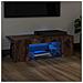 Mobile Porta Tv Con Luci Led Rovere Fumo 90x39x30 Cm - Foto miniatura 1