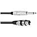 Cavo adattatore Xlr (f) / Jack Mono 5m Bk - Foto miniatura 5
