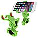 Bike-360 Supporto Per Bici Universale A Clip Green  Per Smartphone Ios Iphone Galaxy Android - Foto miniatura 1