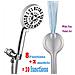 Soffione Doccia Con 10 Funzioni E Pistola A Spruzzo Silver - Foto miniatura 2