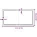 Ripiano a Parete 120x60x (2-6) cm Massello Rovere Non Trattato - Foto miniatura 7