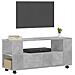 Mobile Porta Tv Grigio Cemento 102x34,5x43cm Legno Multistrato - Foto miniatura 3