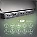 HMC-4KX3 replicatore di porte e docking station per laptop Cablato USB 3.2 Gen 1 (3.1 Gen 1) Type-C Grigio - Foto miniatura 13