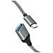 Cu0106 Cavo Usb 0,15 M Usb 3.2 Gen 1 (3.1 Gen 1) Usb C Usb A Grigio - Foto miniatura 2
