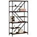Libreria Rovere Fumo 91x36x176 Cm Legno Multistrato E Acciaio - Foto miniatura 3