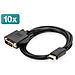 Cavo adattatore DisplayPort - DVI, confezione da 10 pezzi - Foto miniatura 2